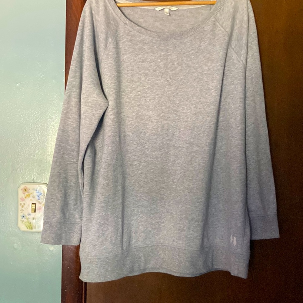 Victoria’s Secret extra-large, heather-gray sweatshirt
